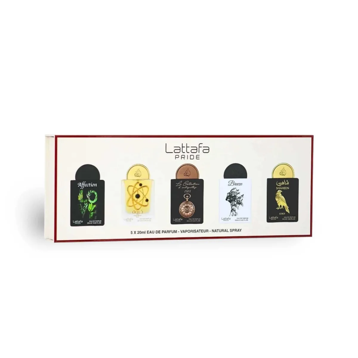 Lattafa pride giftset collection box - 01 (5 x 20ml edp)