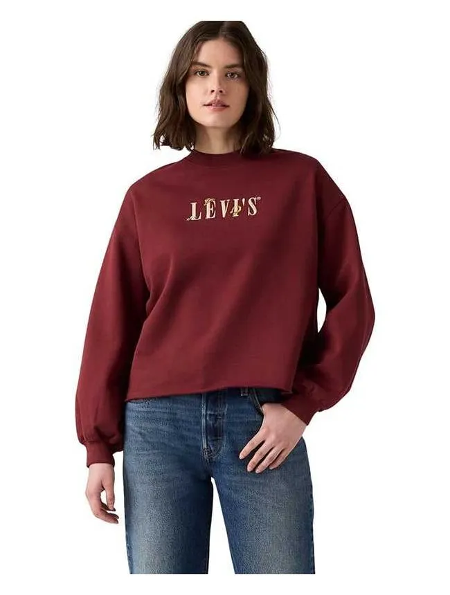 Levis - bordo ženski duks