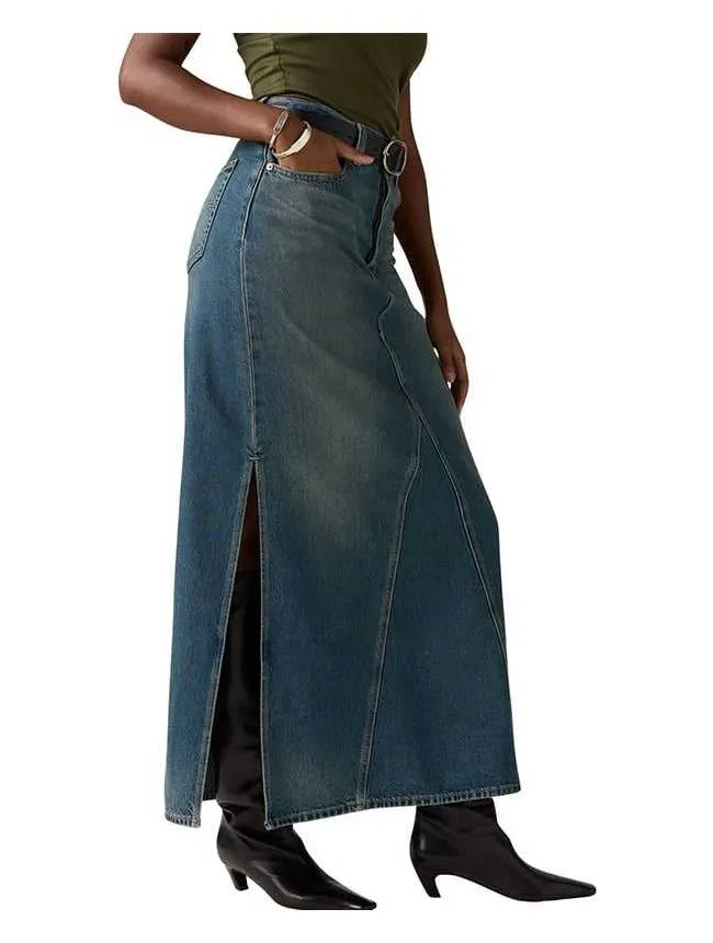 Levis - denim maxi suknja