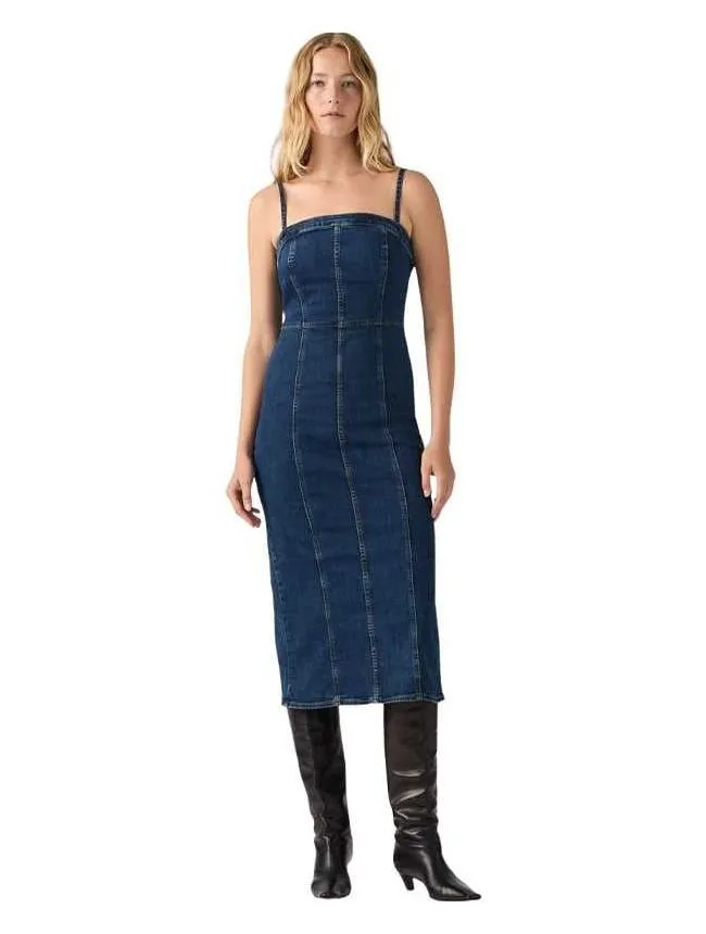 Levis - midi teksas haljina