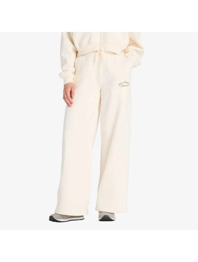 Linear heritage fleece wide leg pant