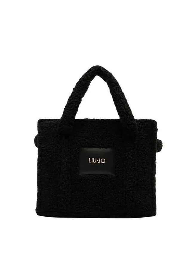 Liu jo - crna ženska teddy torba