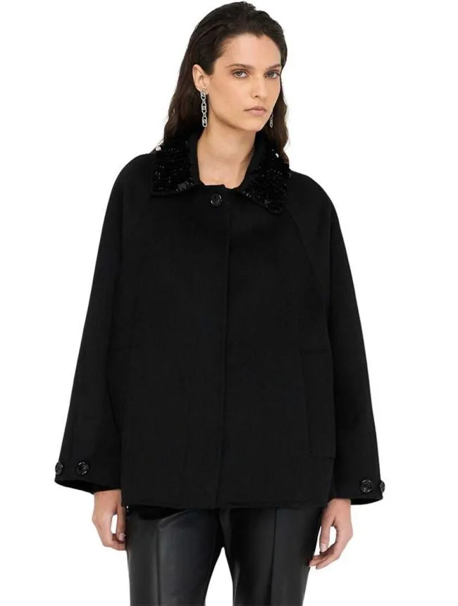 Liu jo - crni ženski kaput