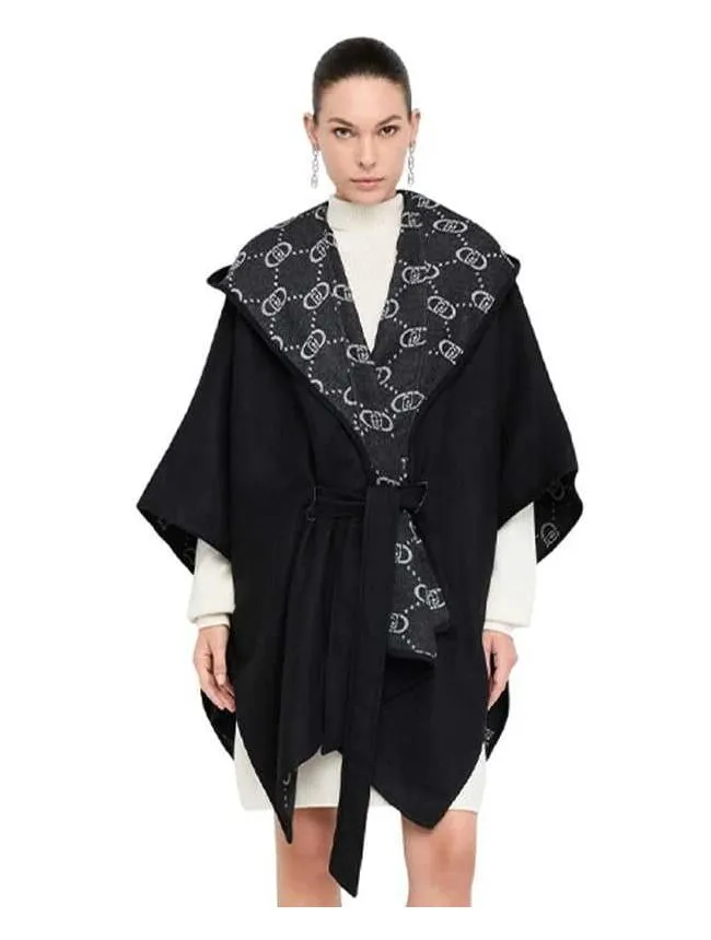 Liu jo - crni pončo za žene