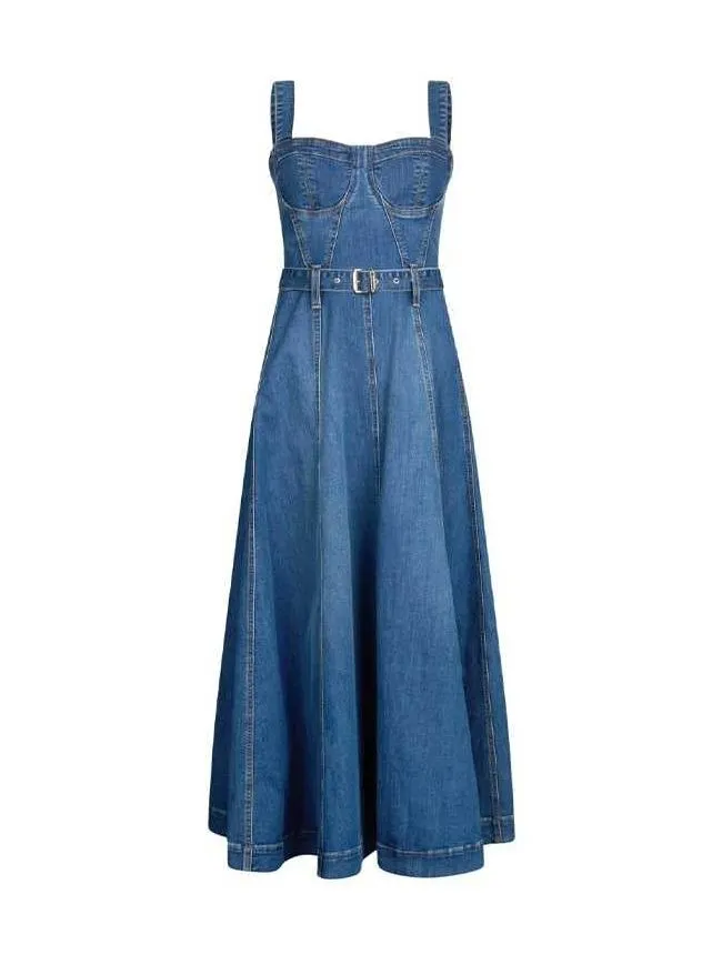 Liu jo - denim midi haljina