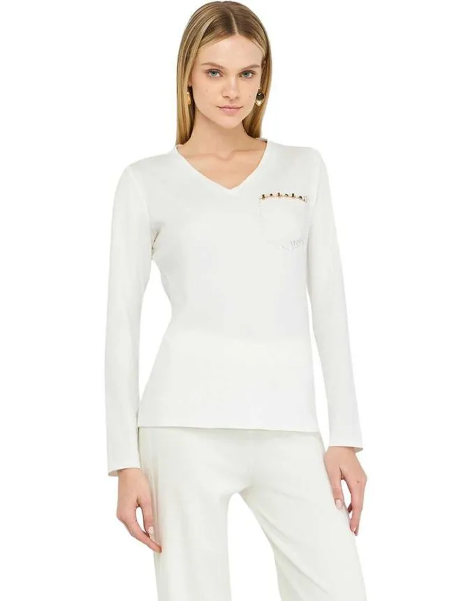 Liu jo - Ženska majica sa v izrezom