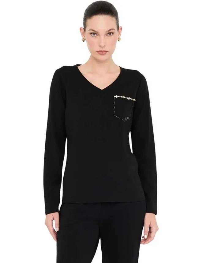 Liu jo - Ženska majica sa v izrezom