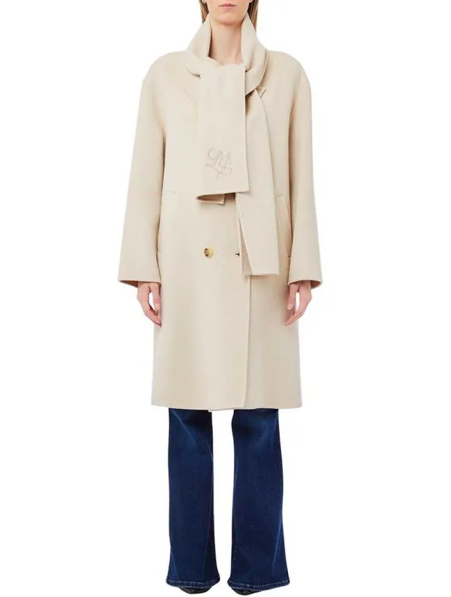 Liu jo - Ženski kaput sa šalom