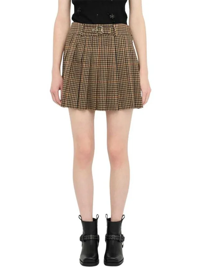Liu jo - karirana mini suknja