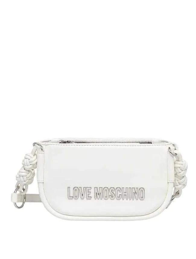 Love moschino - bela ženska torbica