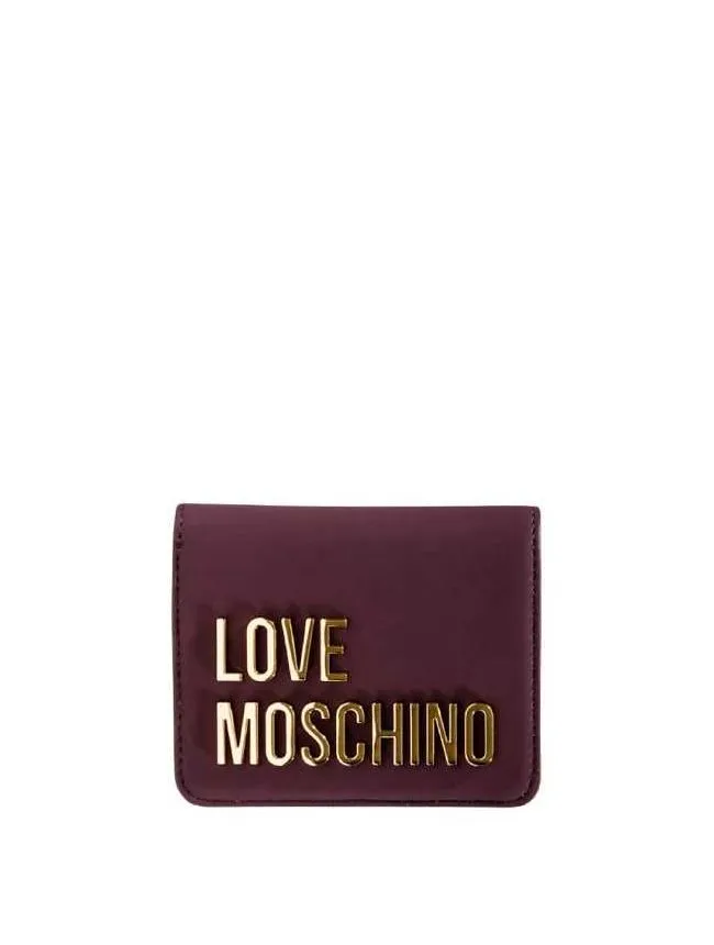 Love moschino - bordo ženski novčanik