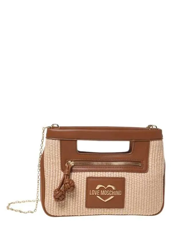 Love moschino - braon ženska torbica