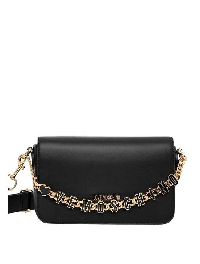 Love moschino - crna ženska torbica