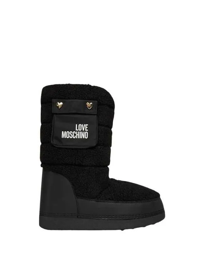 Love moschino - crne ženske čizme