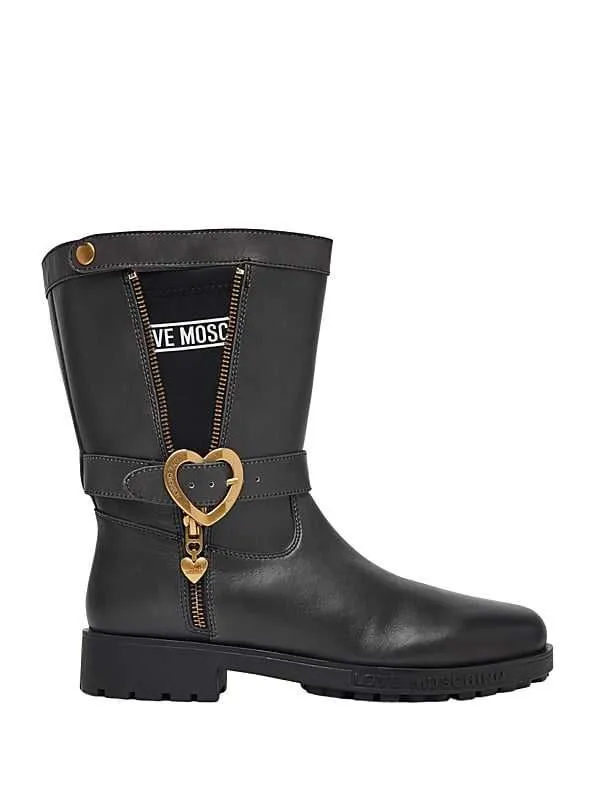 Love moschino - crne ženske čizme