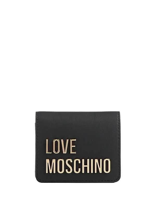 Love moschino - crni ženski novčanik