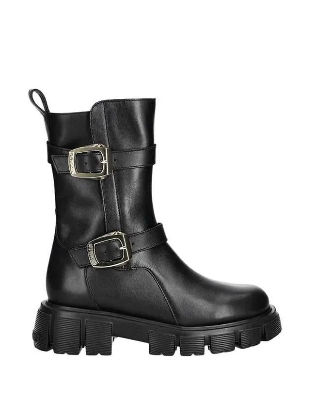 Love moschino - kožne ženske čizme