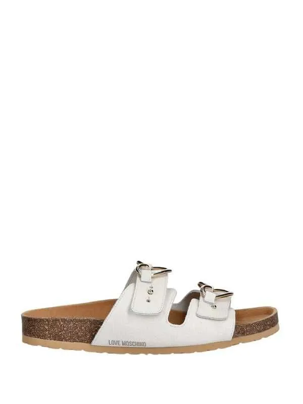 Love moschino - kožne ženske papuče