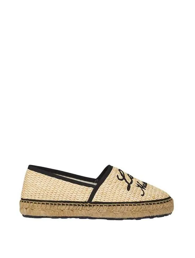 Love moschino - pletene ženske espadrile