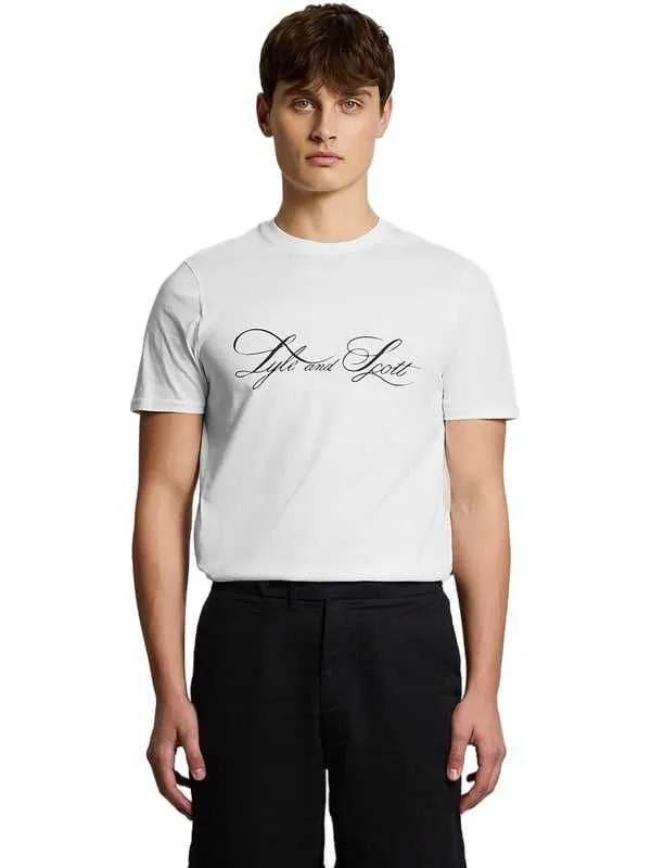 Lyle &amp; scott - bela muška majica