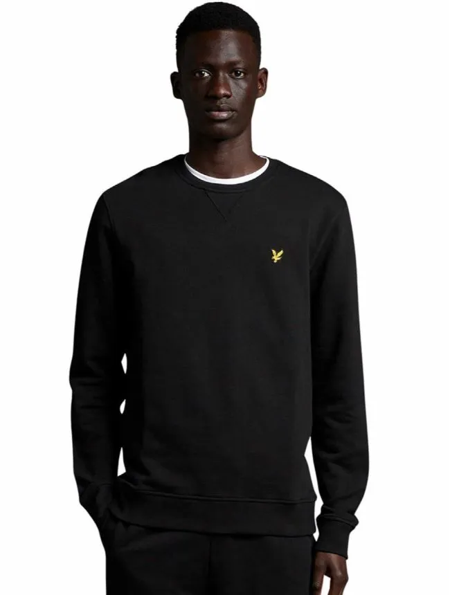 Lyle&scott - crni muški duks