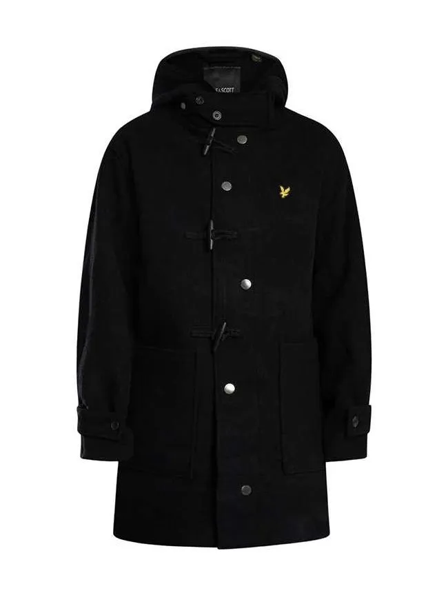 Lyle&scott - crni muški kaput