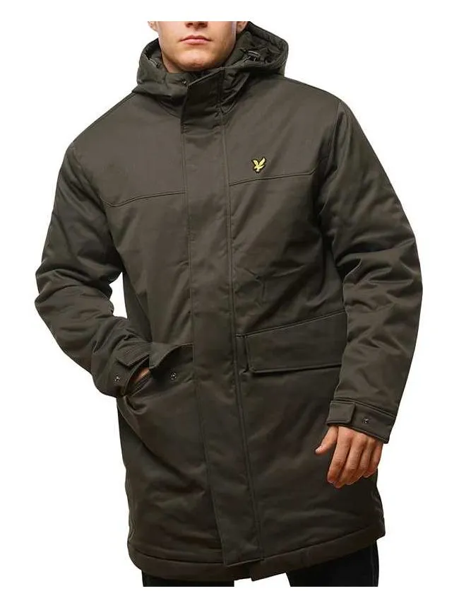Lyle&scott - maslinasta muška parka