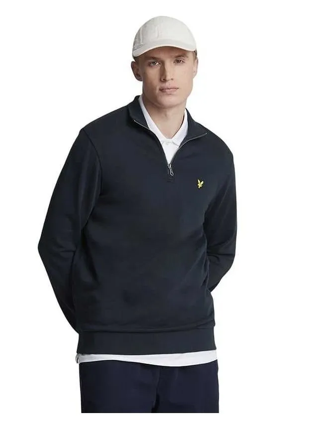 Lyle&scott - muški duks sa kratkim zipom