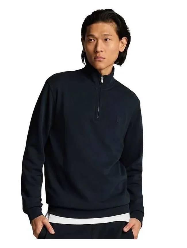 Lyle&scott - muški duks sa kratkim zipom