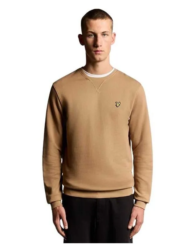 Lyle&scott - svetlobraon muški duks