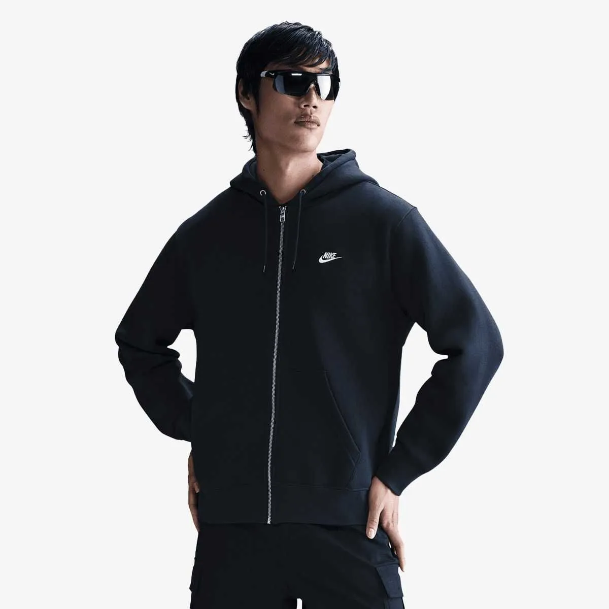 M nk club bb fz hoodie