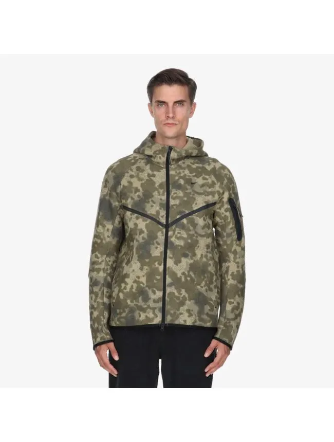M nk tech flc wr fz jkt camo