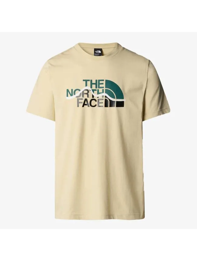 M s/s mountain line tee
