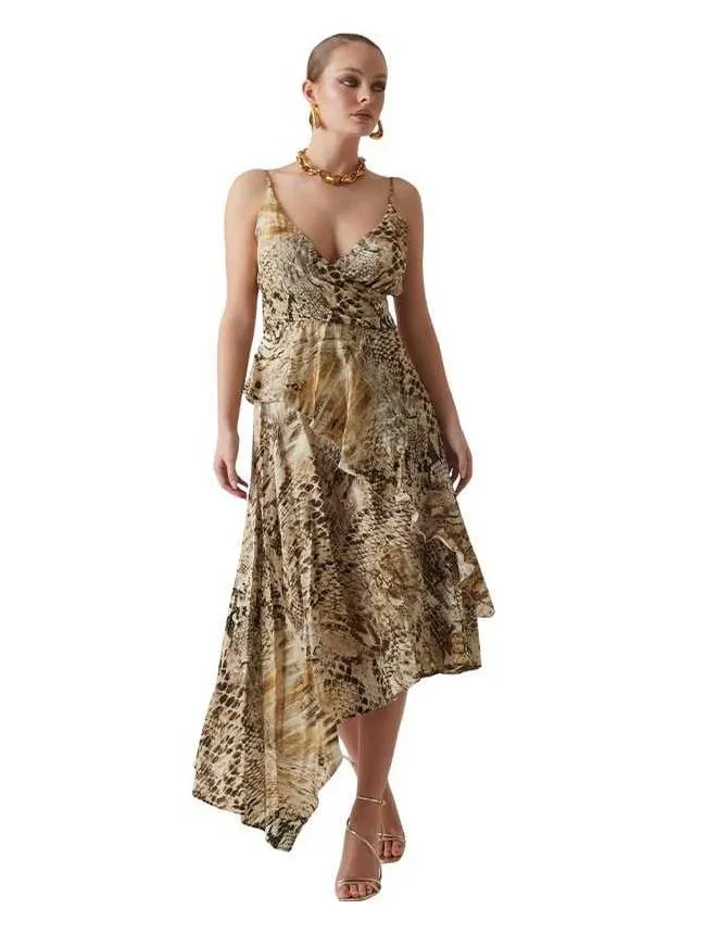Marciano - animal print midi haljina
