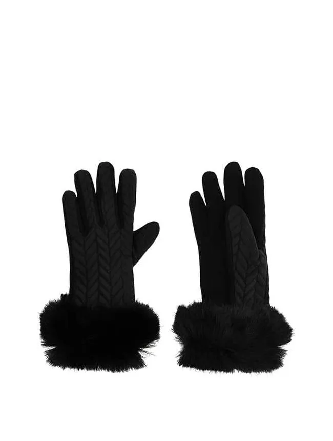 Marciano - crne ženske rukavice