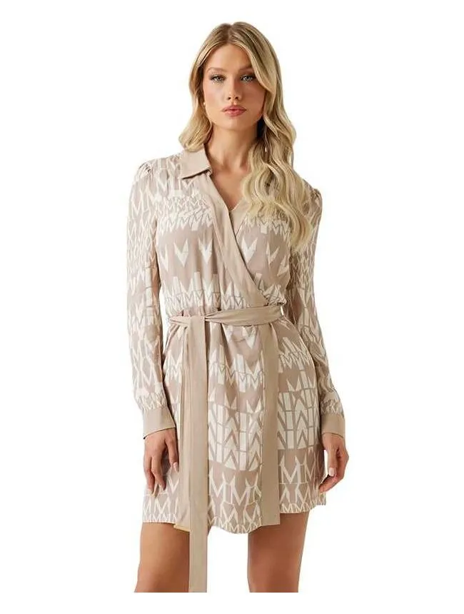 Marciano - monogram mini košulja-haljina