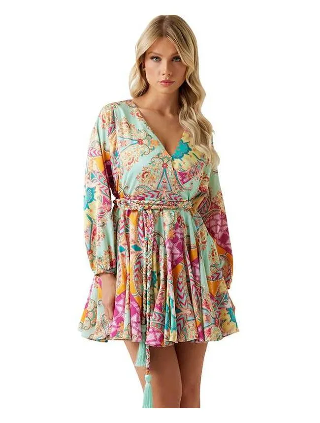 Marciano - paisley print mini haljina