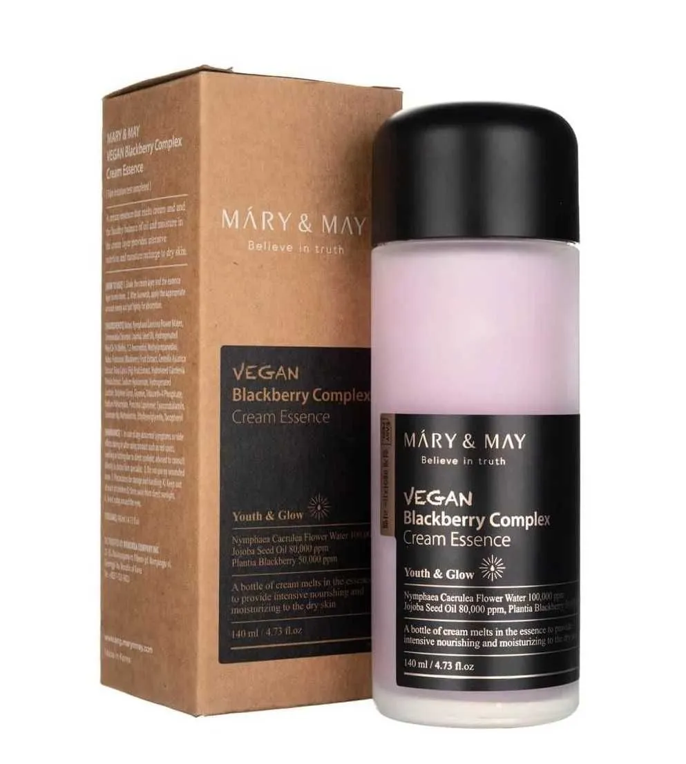 Mary&amp;may vegan blackberry complex cream essence 140 ml
