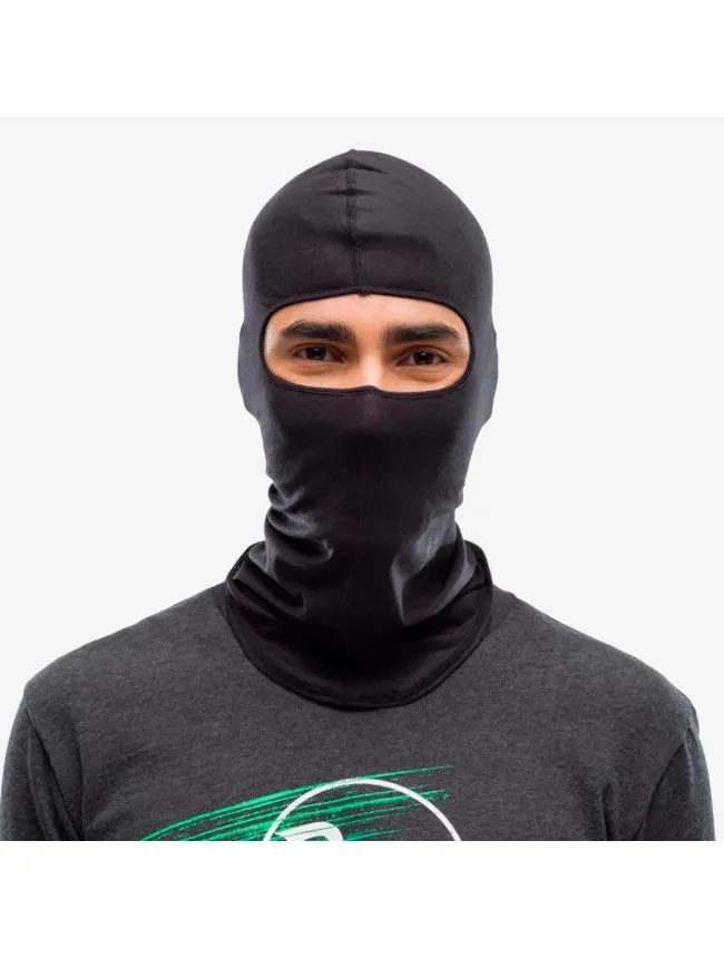Merino lightweight balaclava solid black