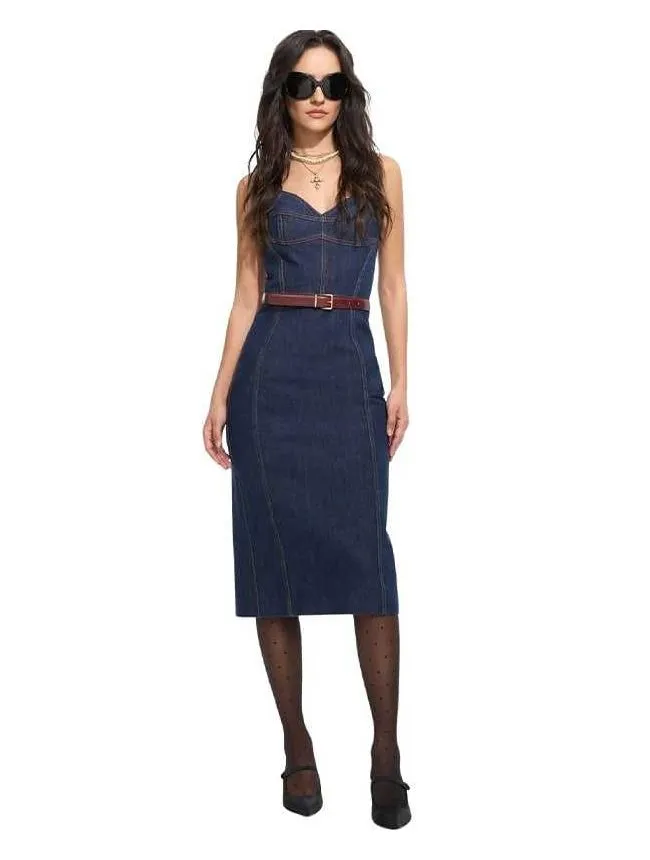 Miss sixty - midi denim haljina
