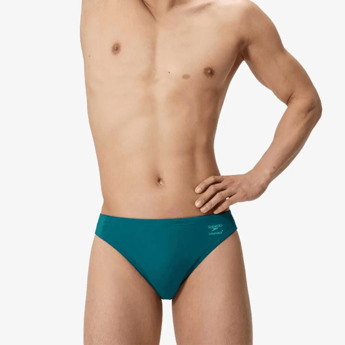 Ml solid brief dkgrn