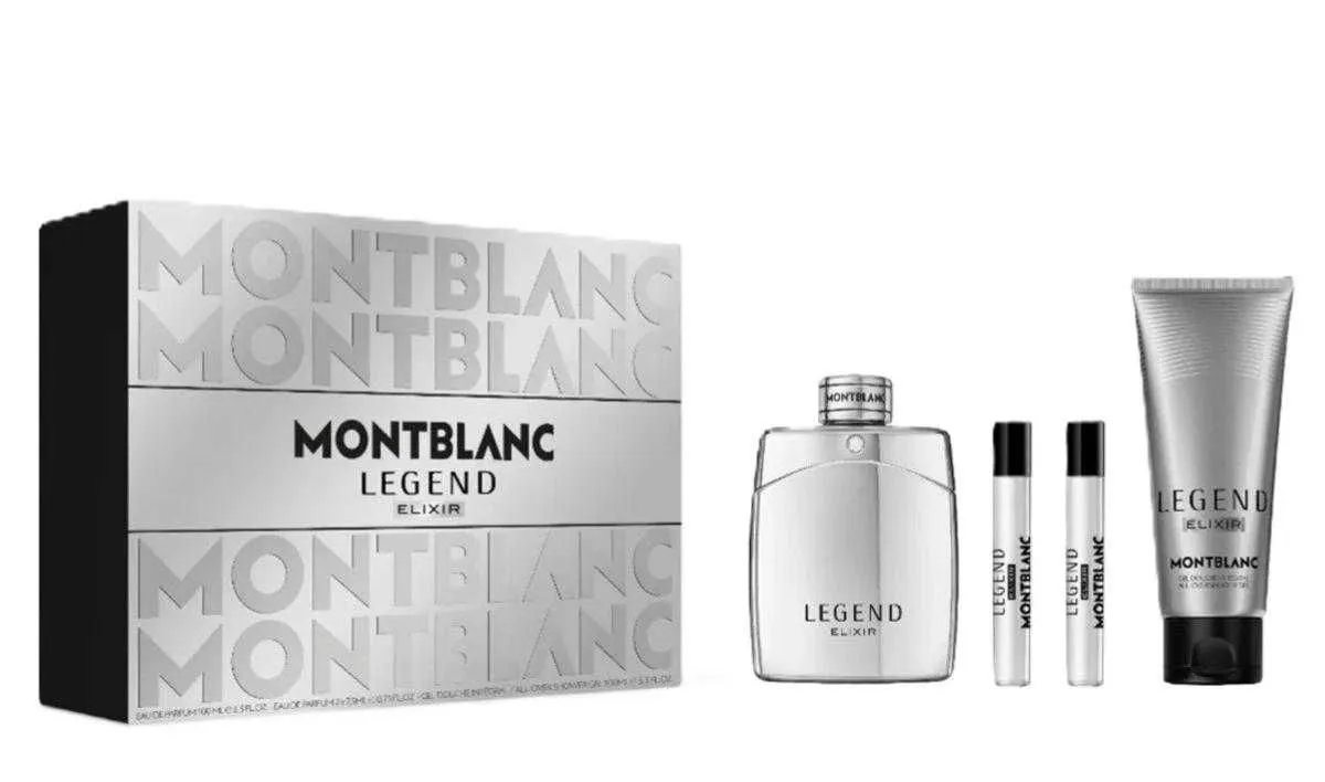 Montblanc legend elixir set parfum 100ml + 2 x 7.5ml parfum + shower gel 100ml