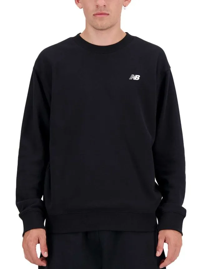 New balance small logo french terry crew