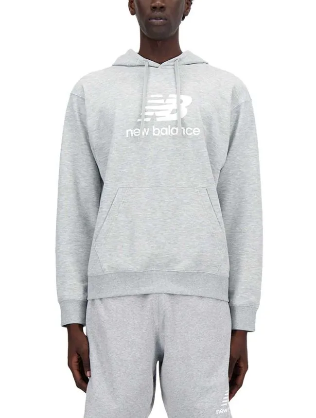 New balance stacked logo french terry ho