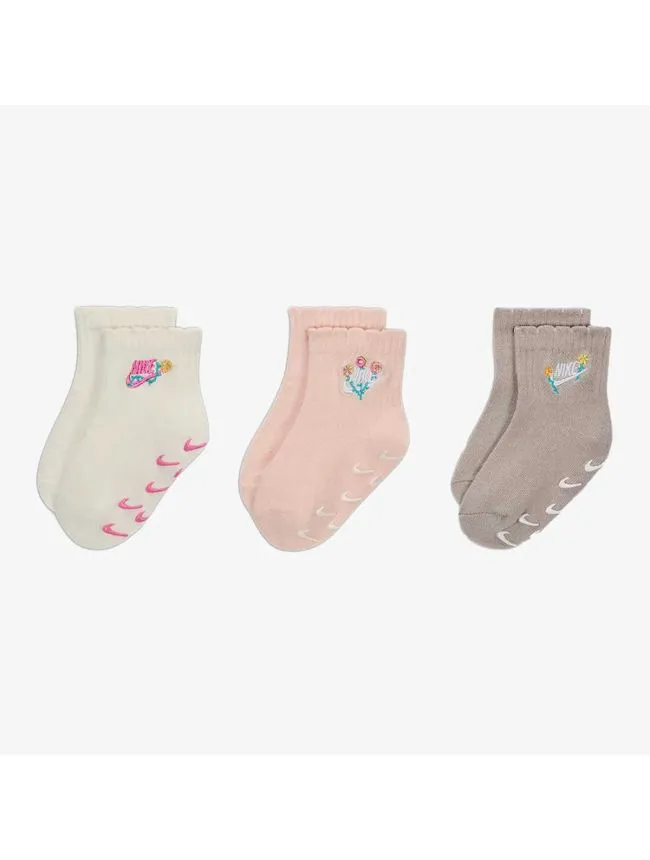 Nhg 3pk girls flowral sock