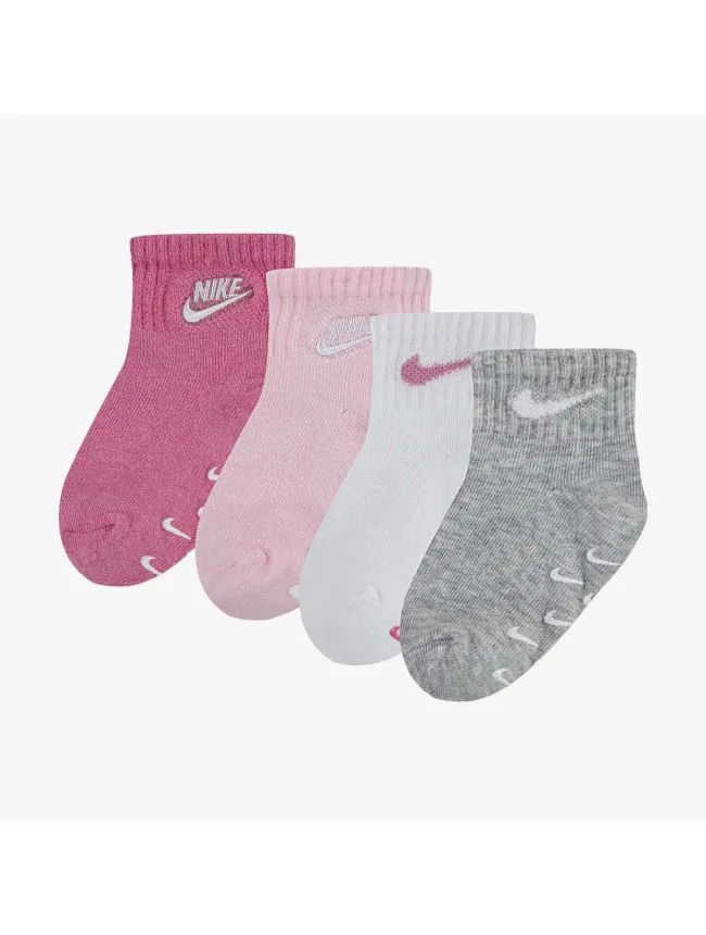 Nhn 4pk logo gripper sock