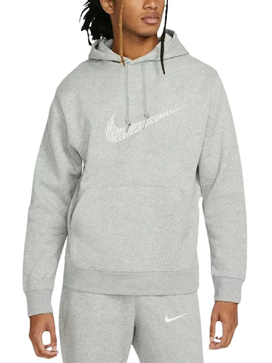 Nike club ft hoody-swsh+blk