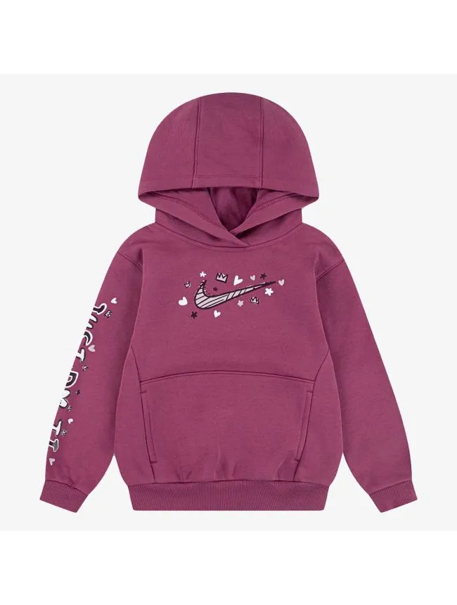 Nkg essentials aop fleece hood
