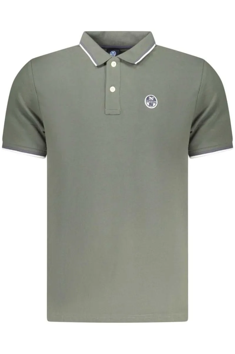 North sails muška polo majica 995029000, zelena