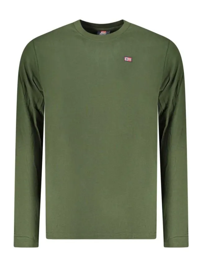 Norway 1963 muŠka majica dugih rukava 856072 maslinasta